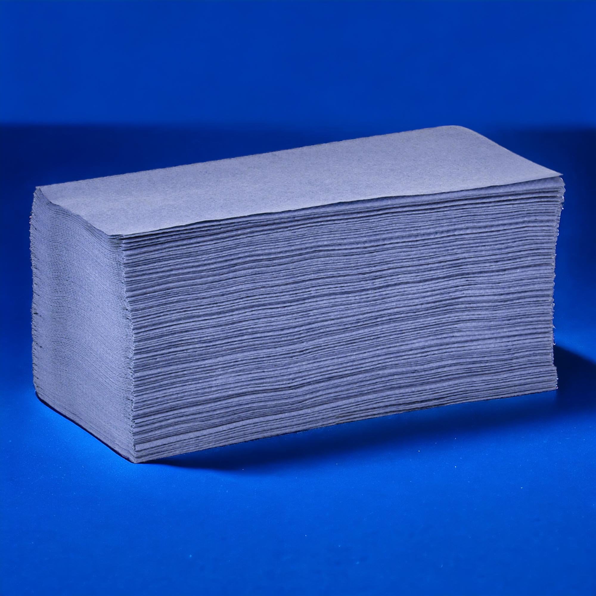 2 Ply - Blue - Interleaved - Paper Hand Towels