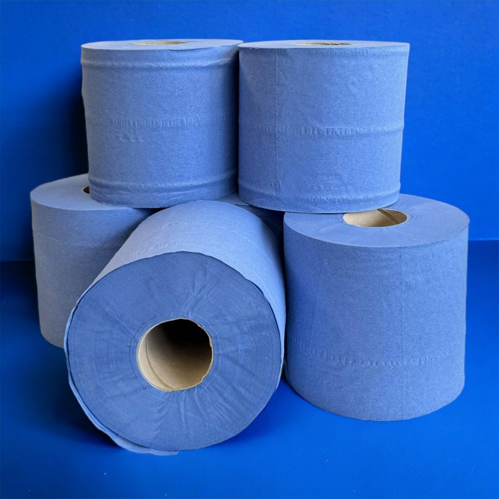 150m Blue Roll - 2 Ply Pallet | 91 Cases