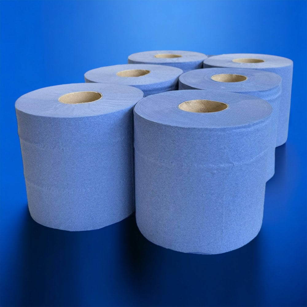 150m Blue Roll - 2 Ply Pallet | 91 Cases