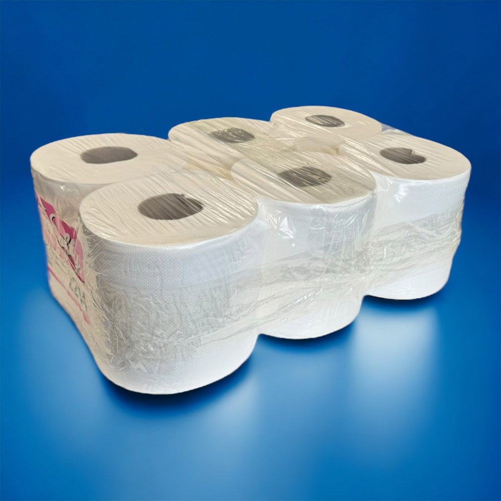 2 Ply White Centrefeed Rolls - Pallet | 84 Cases