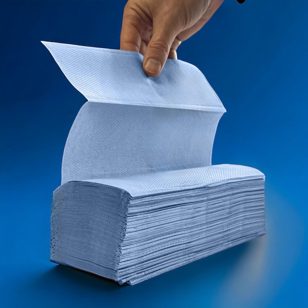 Paper Towels - 2 Ply Blue - Z Fold