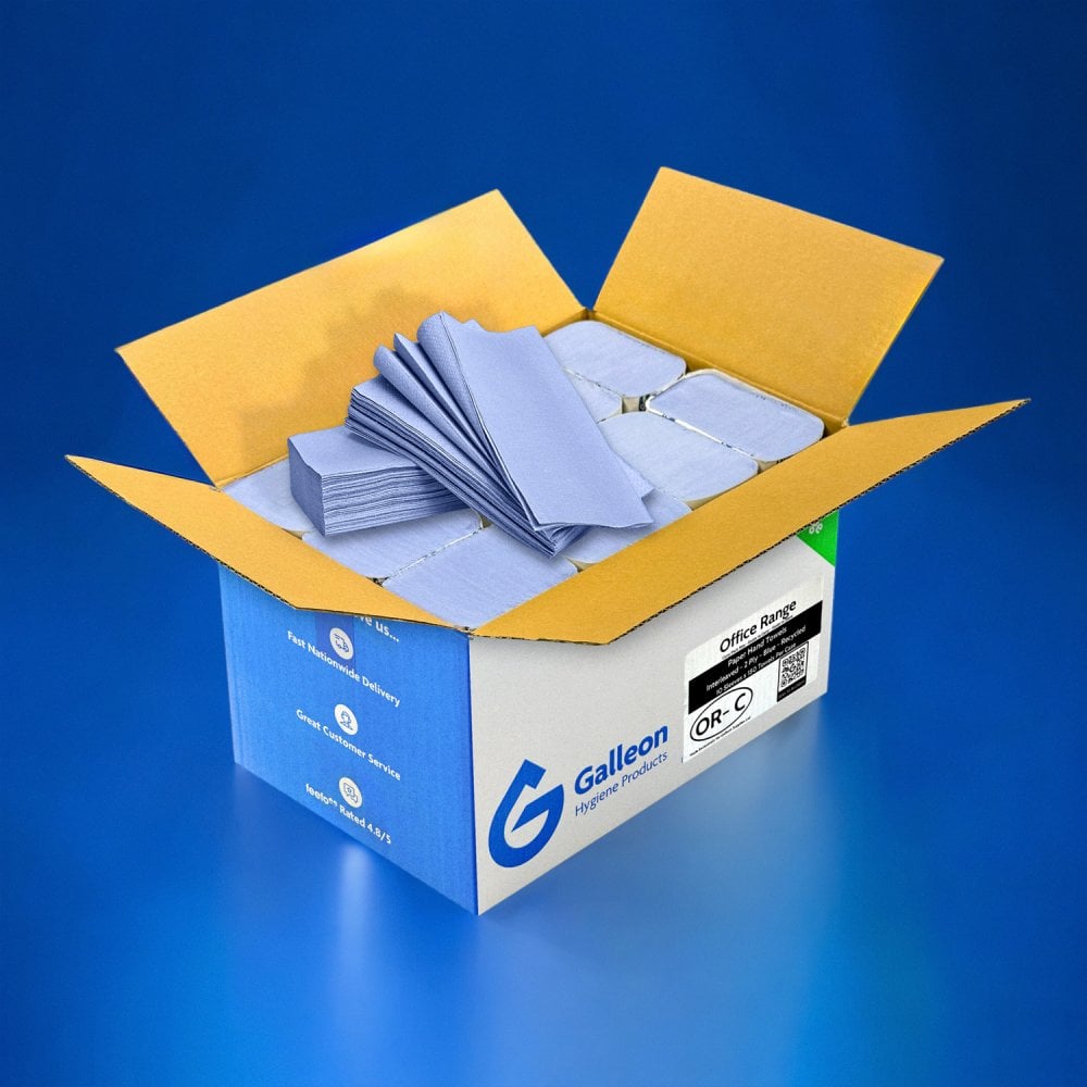 2 Ply - Blue - Interleaved - Paper Towels