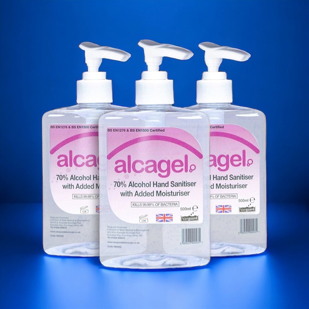 Alcohol Hand Sanitizer 70%  - 500ml Pump Bottles