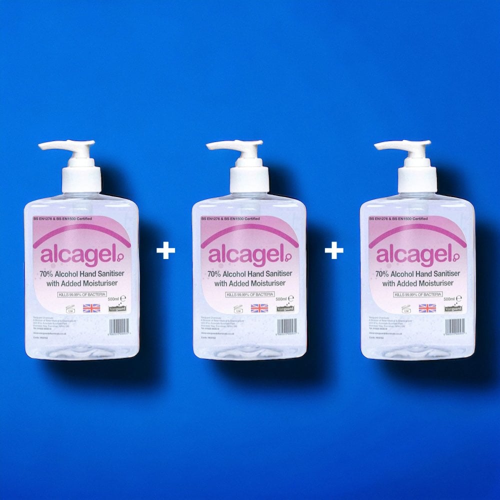 Alcohol Hand Sanitizer 70%  - 500ml Pump Bottles