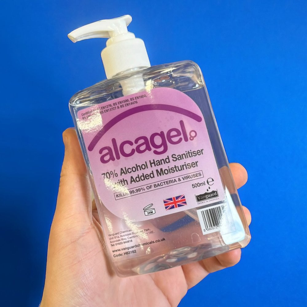 Alcohol Hand Sanitizer 70%  - 500ml Pump Bottles