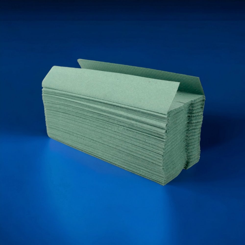 1 Ply - Green - C-Fold - Paper Hand Towels - Pallet | 90 Cases
