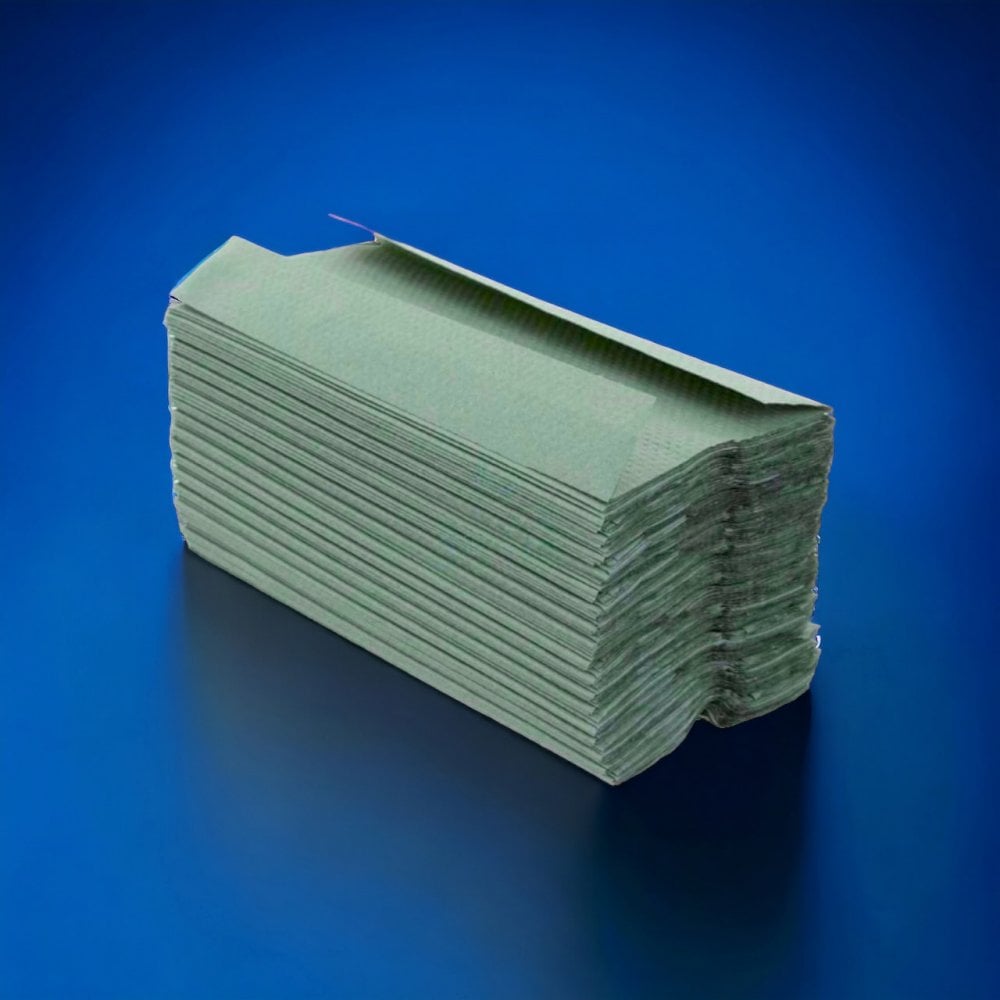 1 Ply - Green - C-Fold - Paper Hand Towels - Pallet | 90 Cases