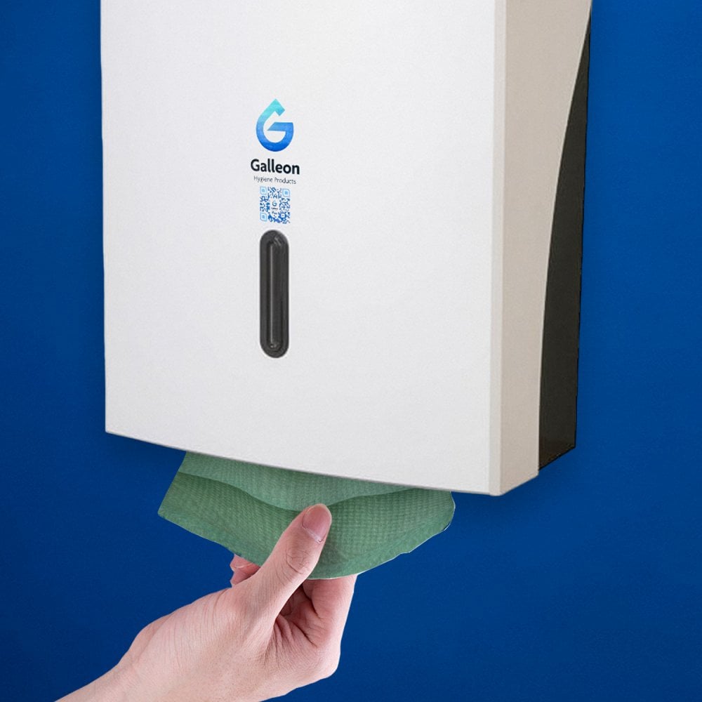 1 Ply - Green - C-Fold - Paper Hand Towels - Pallet | 90 Cases