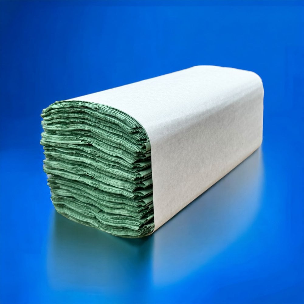 1 Ply - Green - C-Fold - Paper Hand Towels