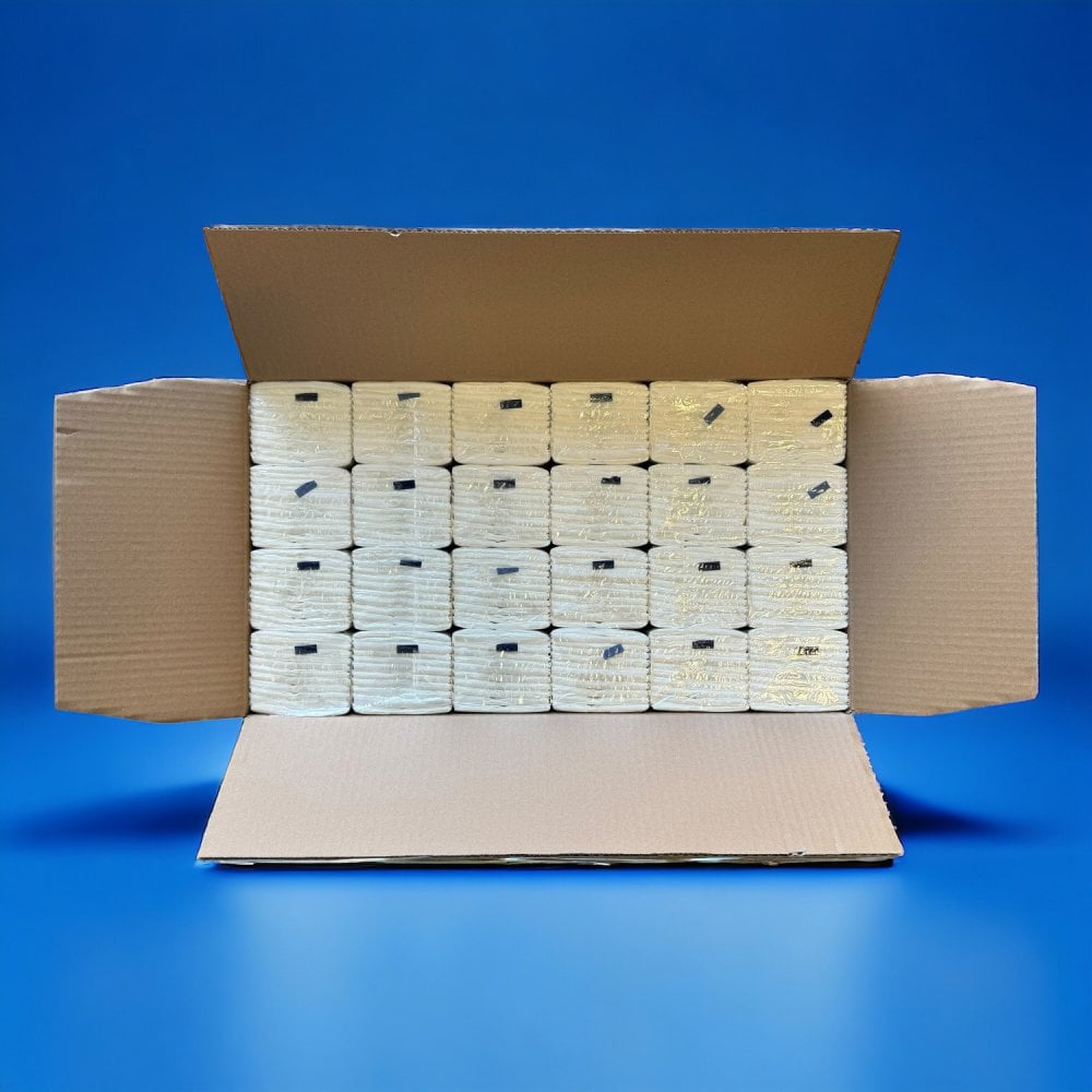 2 Ply - White - C-Fold - Soft Paper Hand Towels