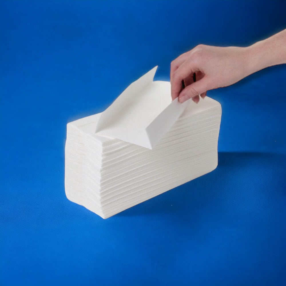 2 Ply - White - C-Fold - Soft Paper Hand Towels