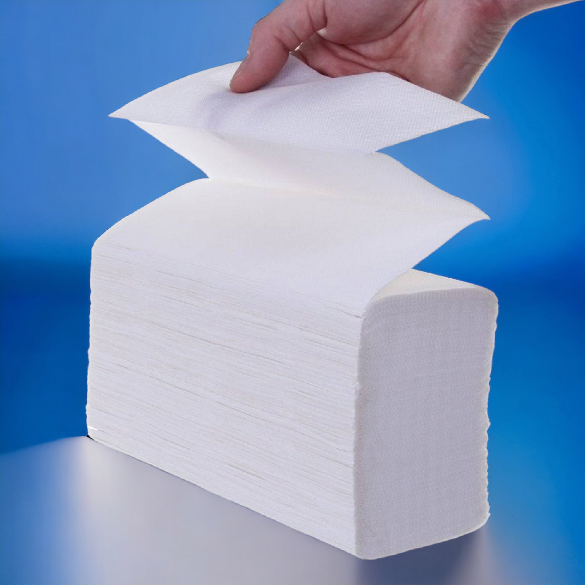2 Ply - White - Interleaved - Paper Hand Towels