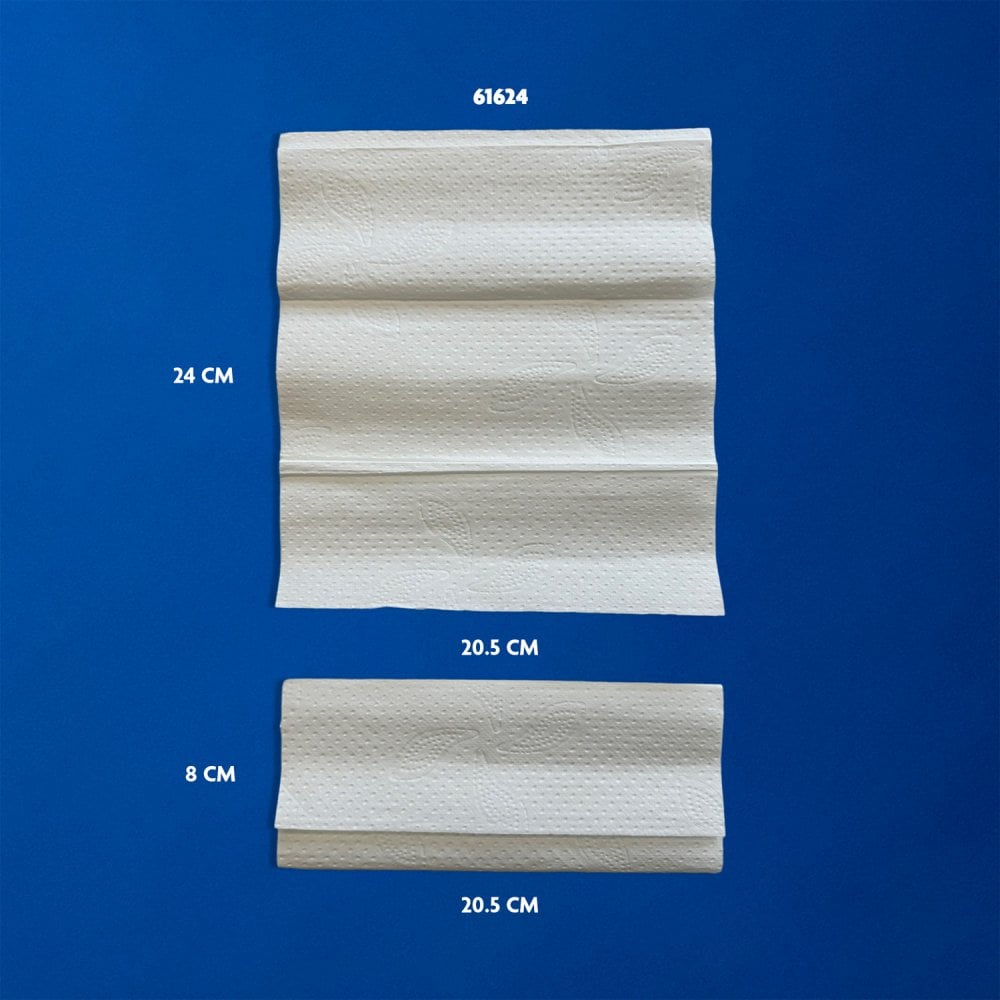 White Interleaved - - 2Ply - Flushable Paper Towels