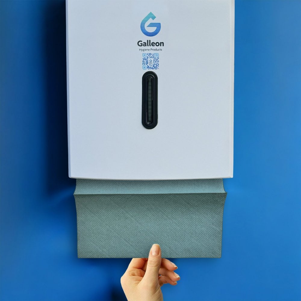 Value 1 Ply - Blue - V-Fold -Paper Hand Towels