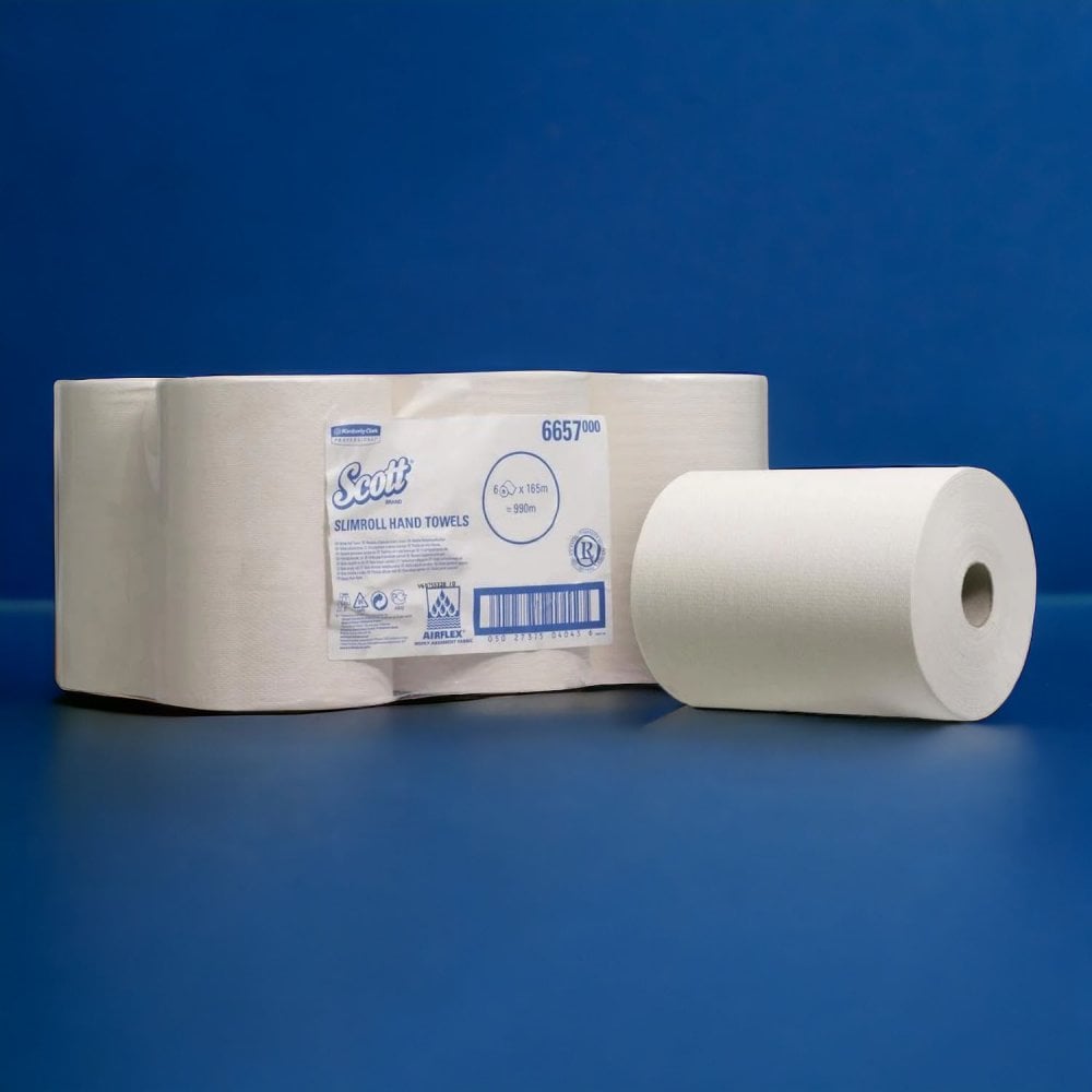 Kimberly Clark 6657 - 1 Ply - White - Paper Towel