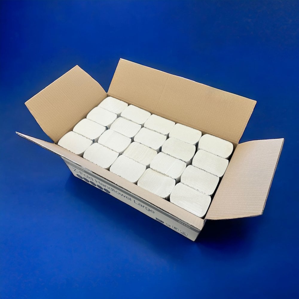 2 Ply - White - Interleaved - Paper Hand Towels