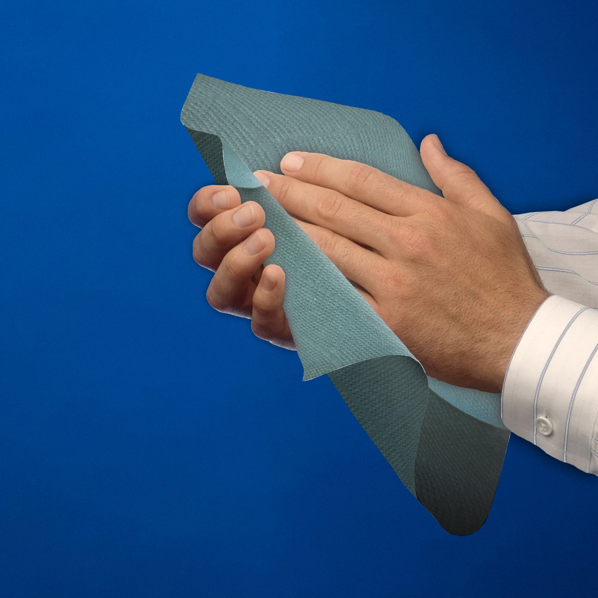 Blue - V-Fold - Paper Hand Towels | 3 Cases