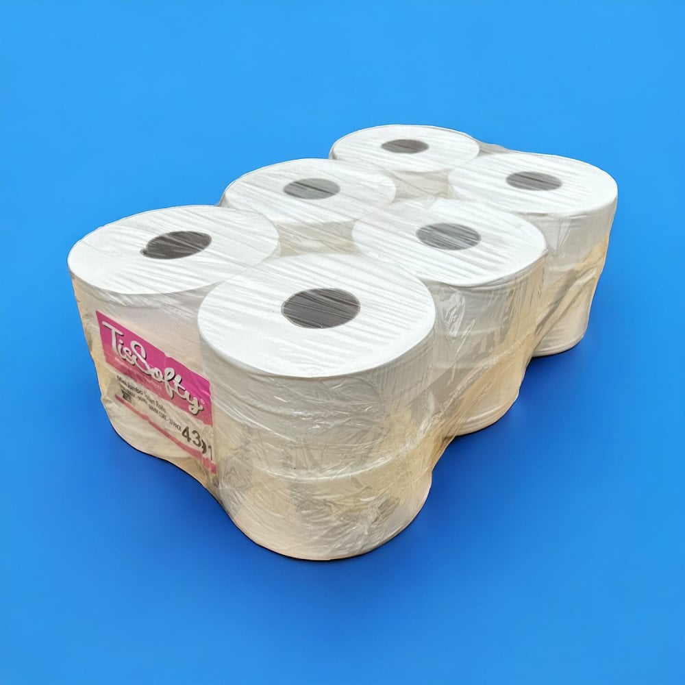 2 Ply Mini Jumbo Toilet Rolls