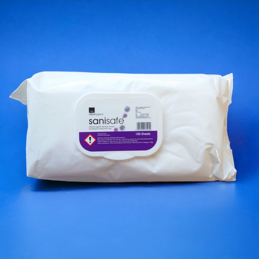 Anti Viral / Antibacterial Large Surface Disinfectant Wipes