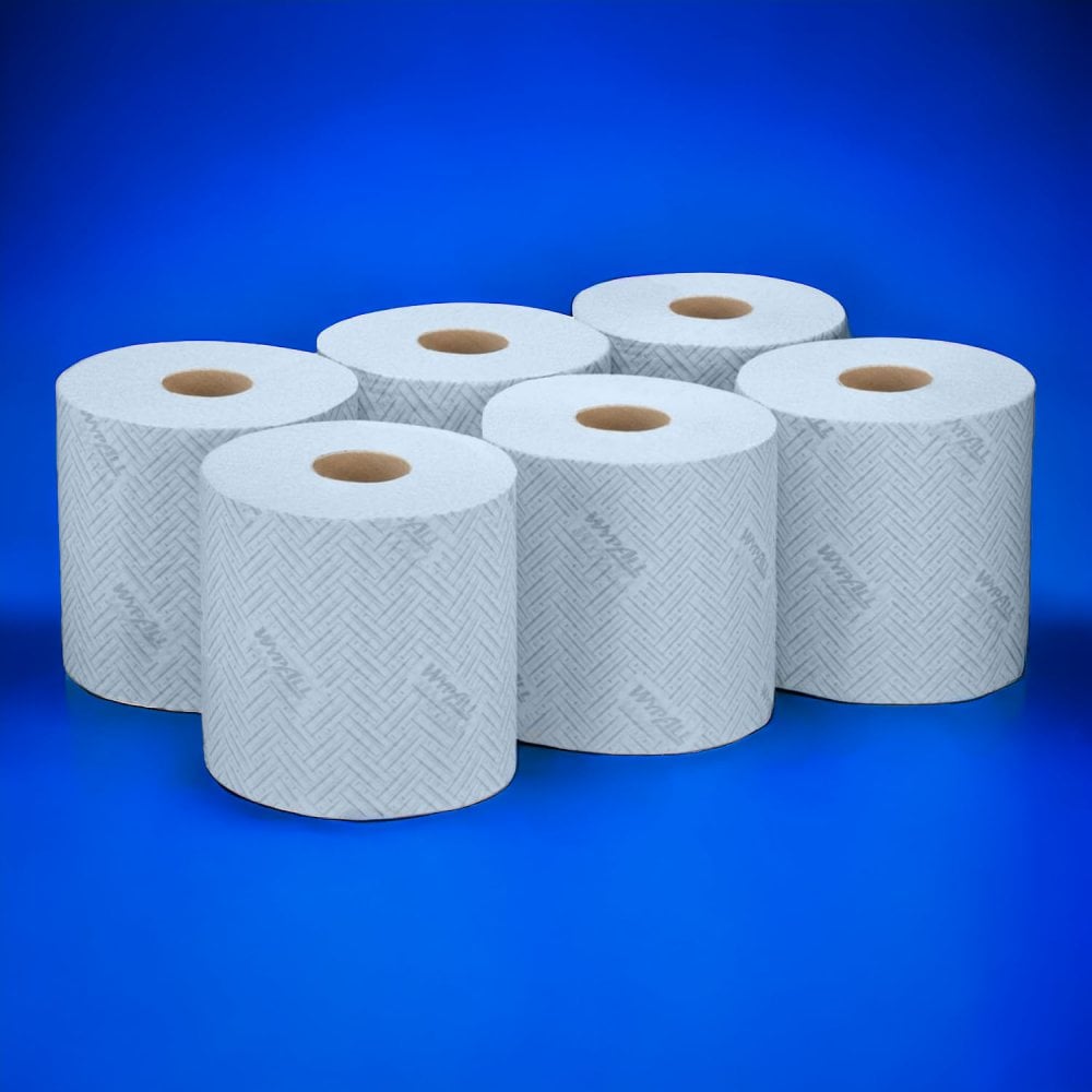 L20 Extra - 2 Ply Blue Airflex Centrefeed Rolls