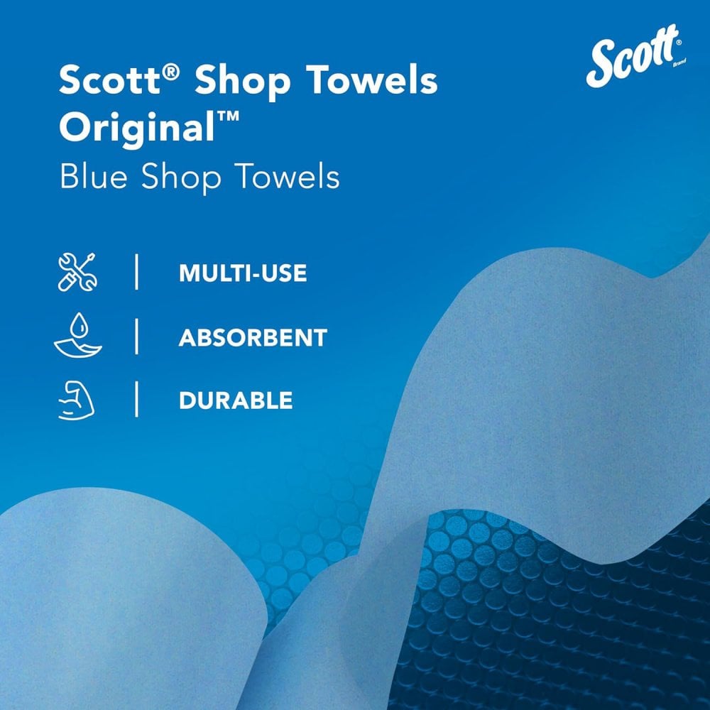 Scott Shop Towels - Blue Heavy Duty Towels