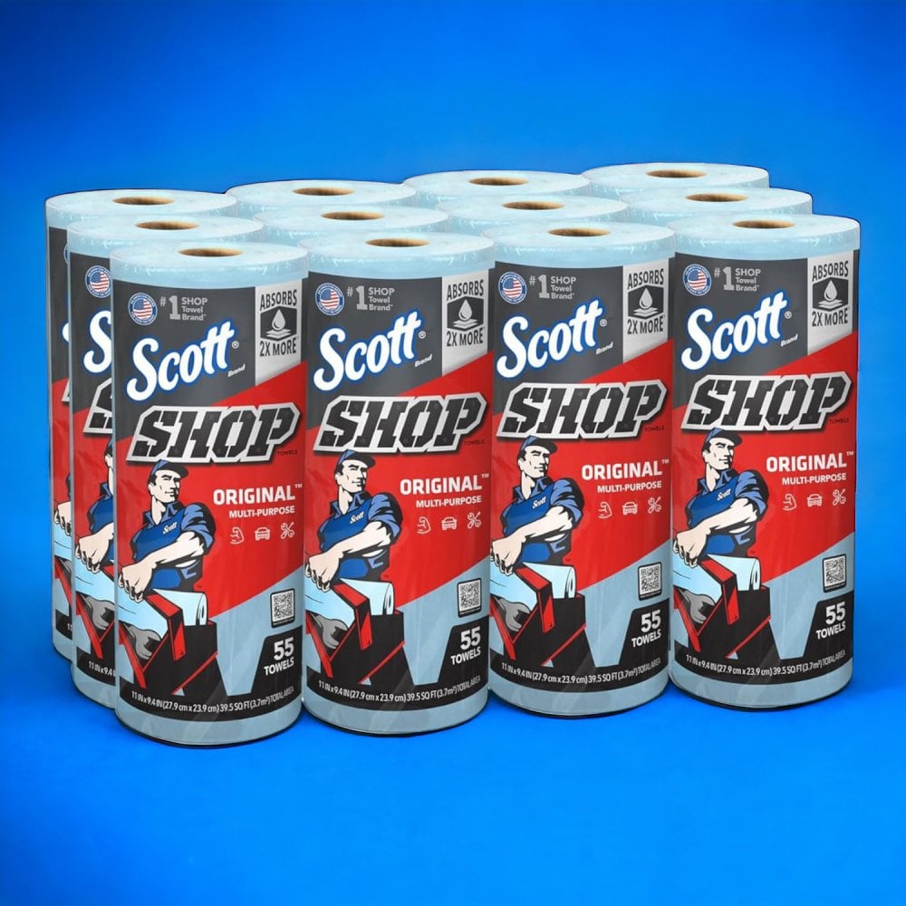 Scott Shop Towels - Blue Heavy Duty Towels