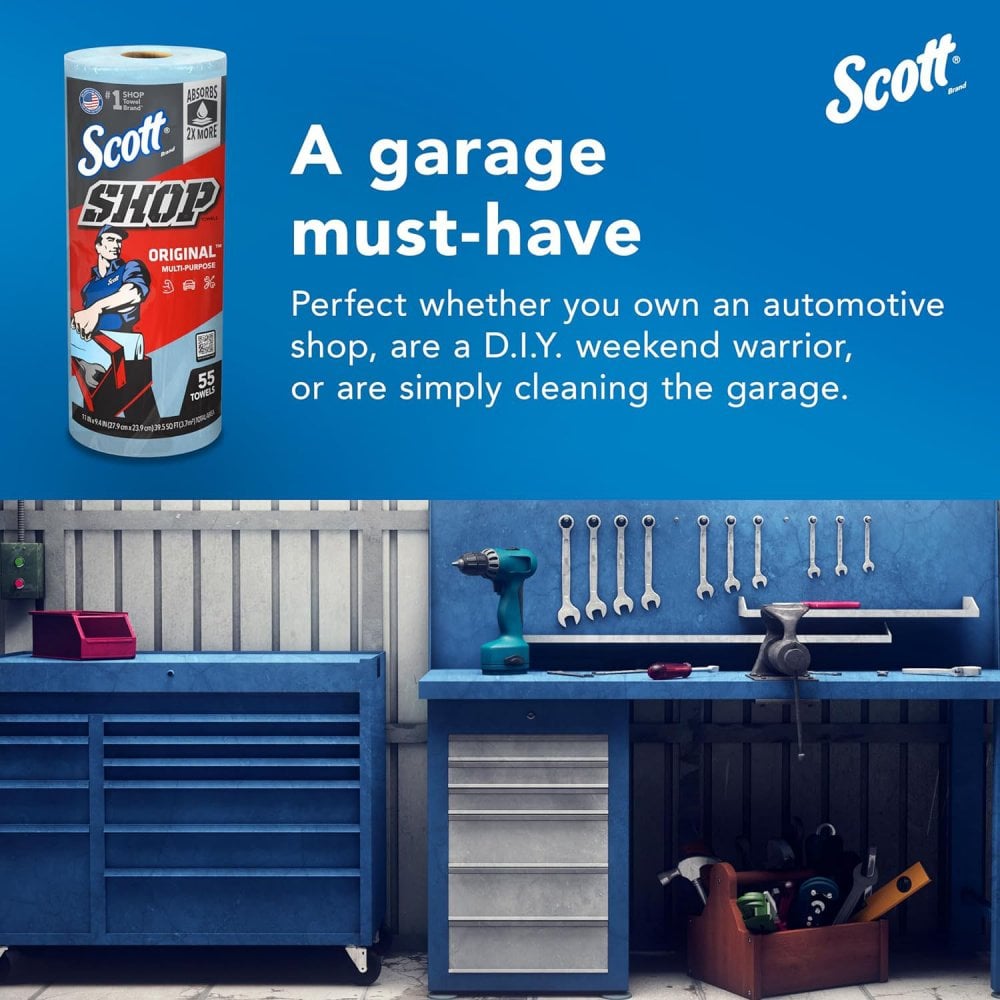 Scott Shop Towels - Blue Heavy Duty Towels