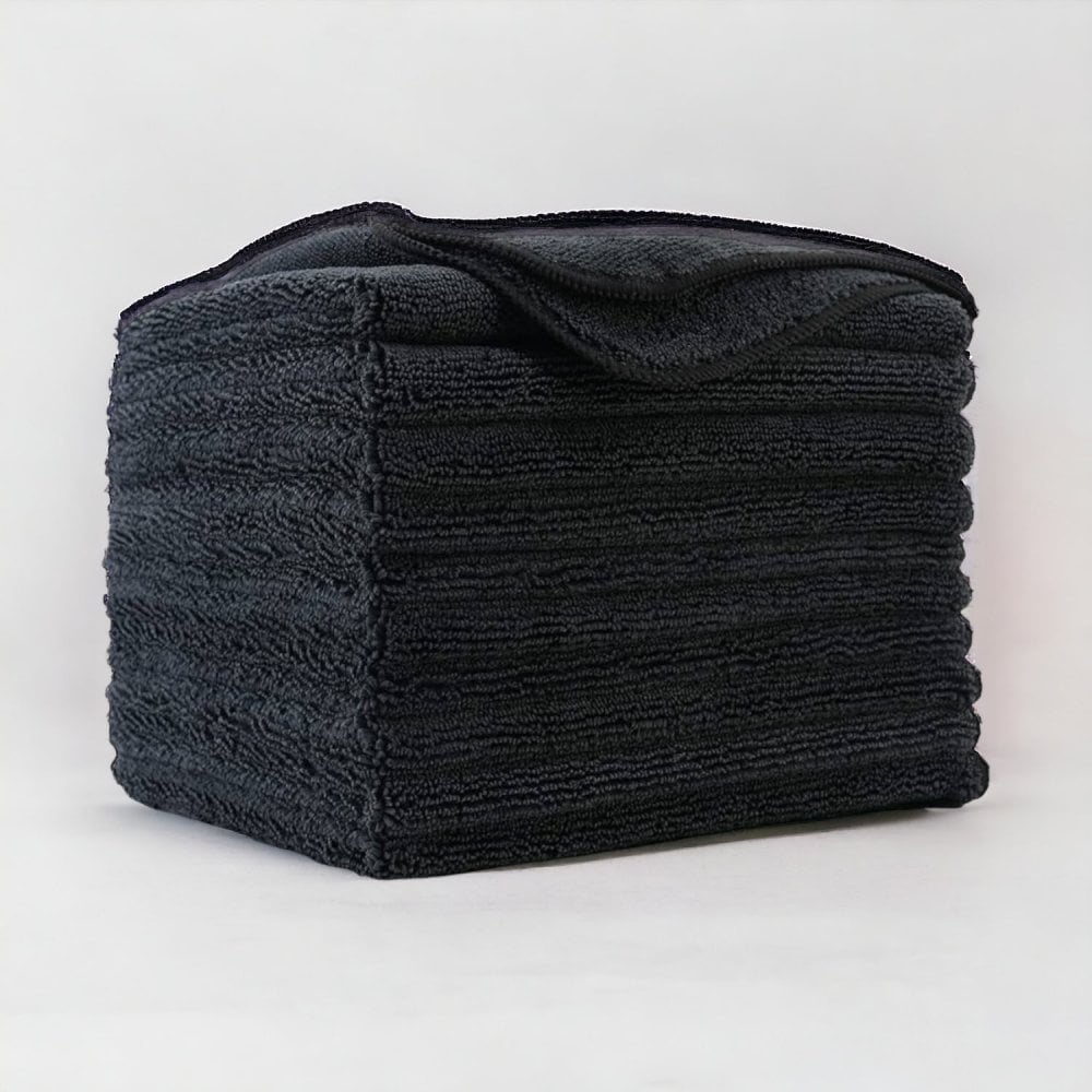 Heavy Duty Microfibre Cloths - Black