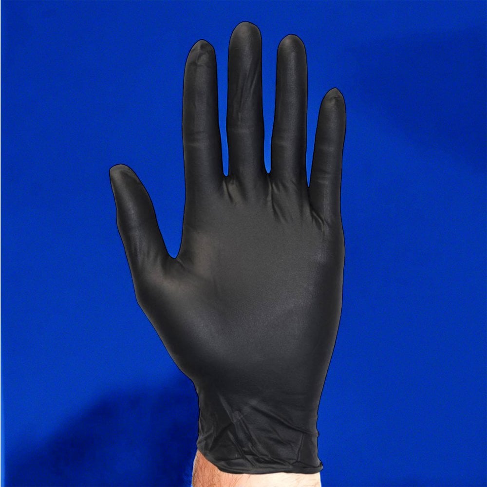 Bold - Black Nitrile Gloves - Powder Free