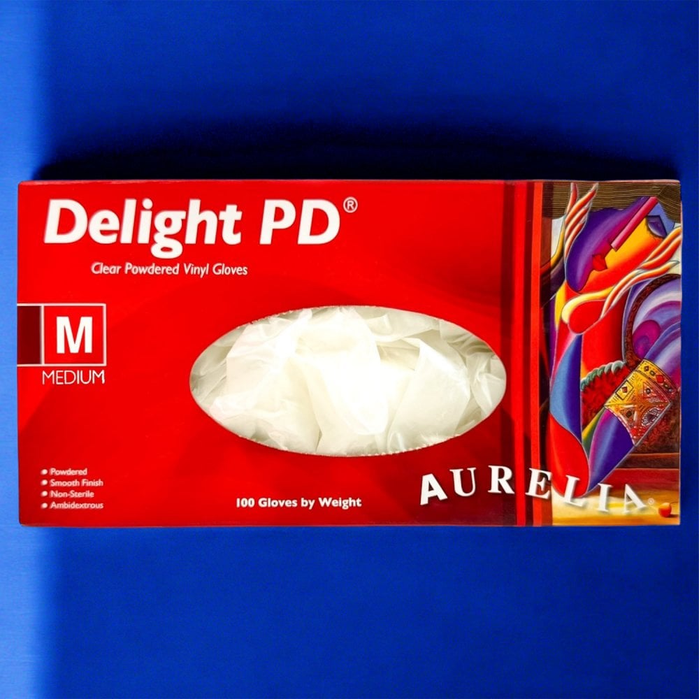 Delight - Vinyl Gloves - Powdered