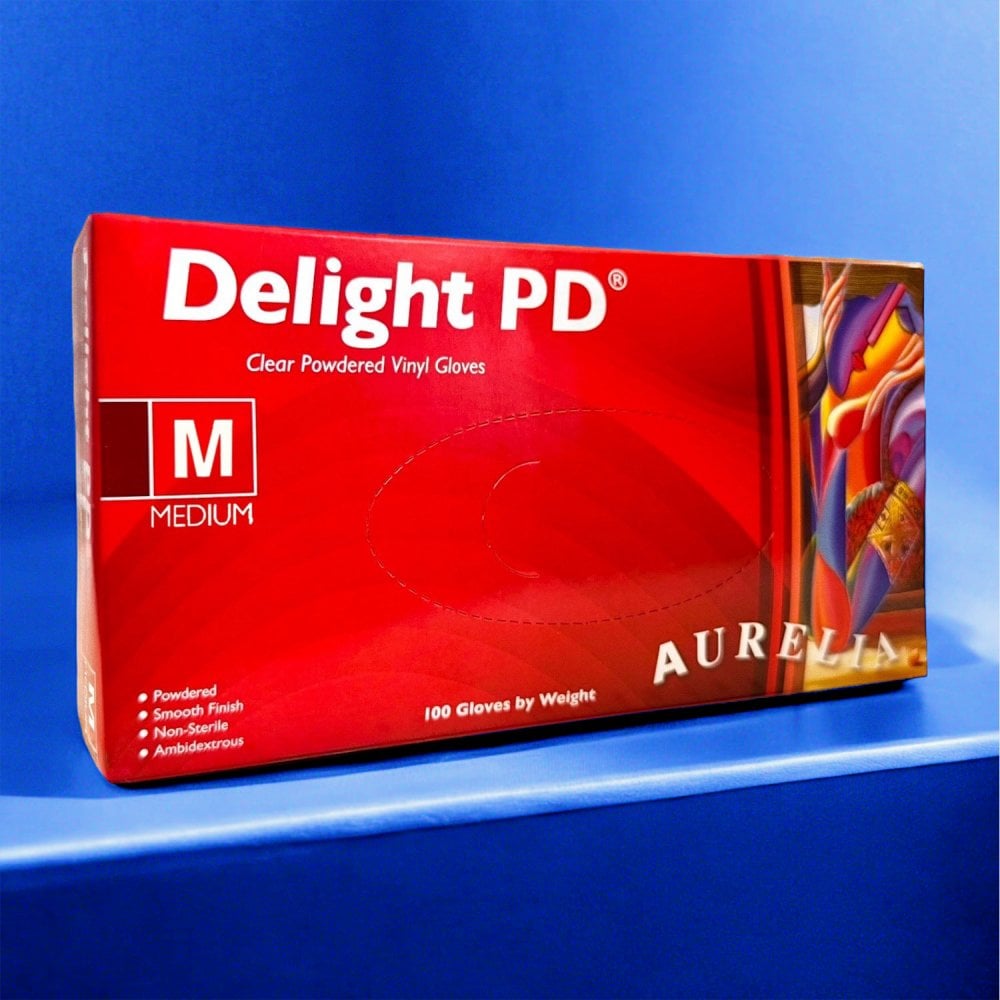 Delight - Vinyl Gloves - Powdered