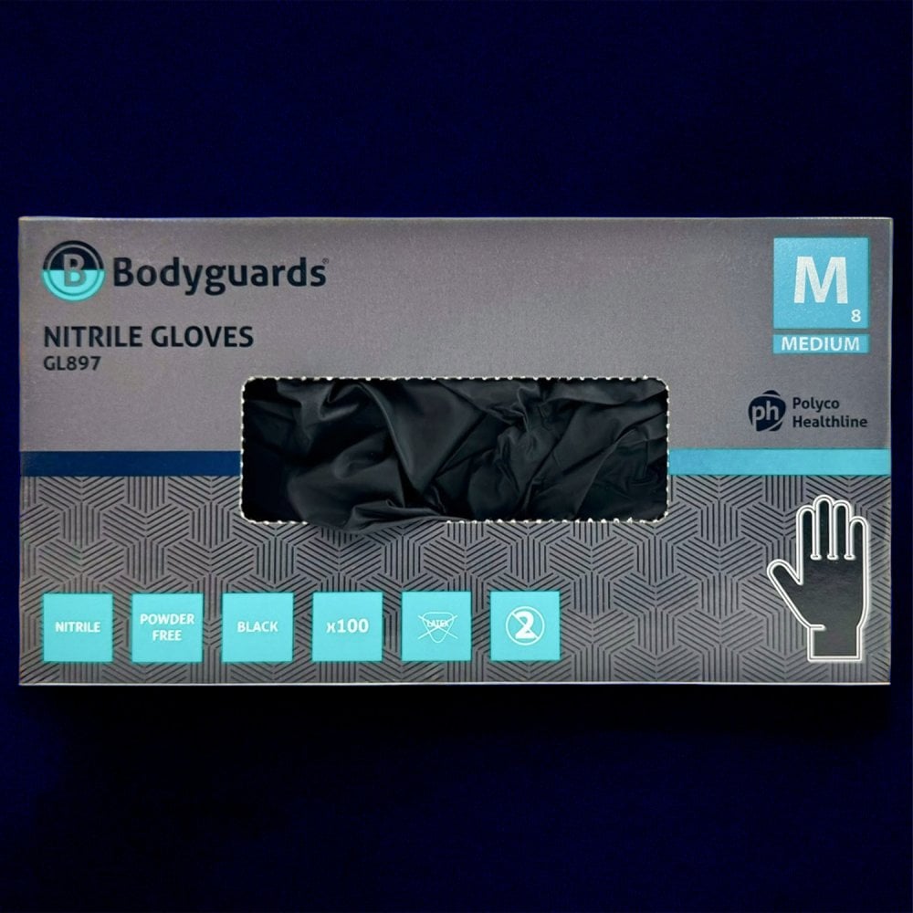 Black Nitrile Gloves