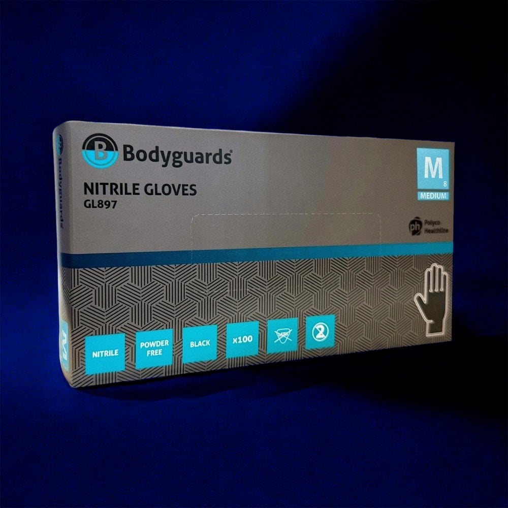 Black Nitrile Gloves