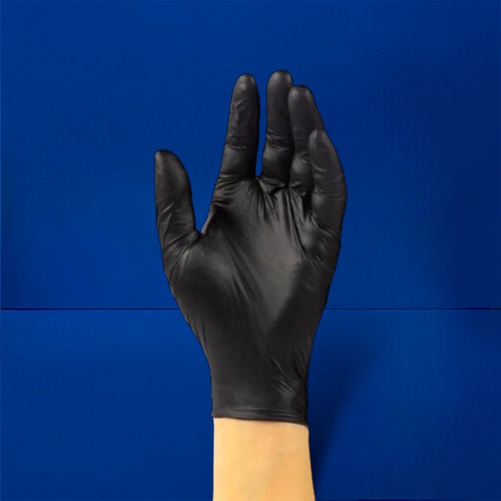 Black Nitrile Gloves