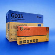 Blue Vinyl Gloves - Powder Free