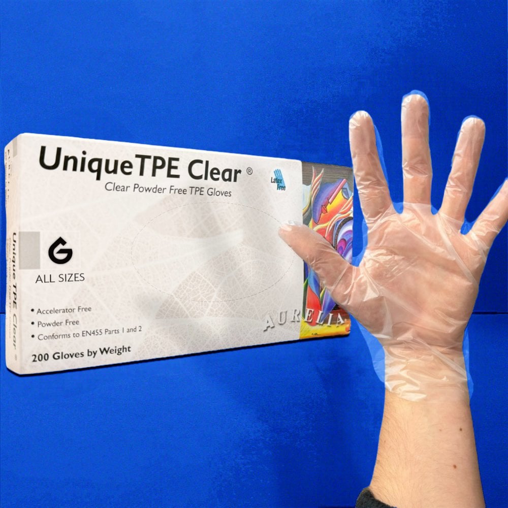 Unique TPE - Clear Powder Free