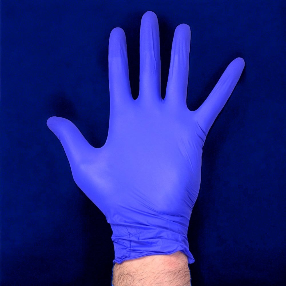 Sonic 100 Cobalt Blue Nitrile Gloves - Powder Free