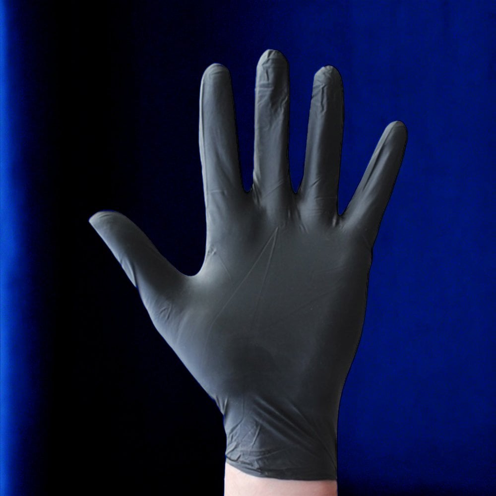 Absolute - Black Nitrile Gloves - Powder Free