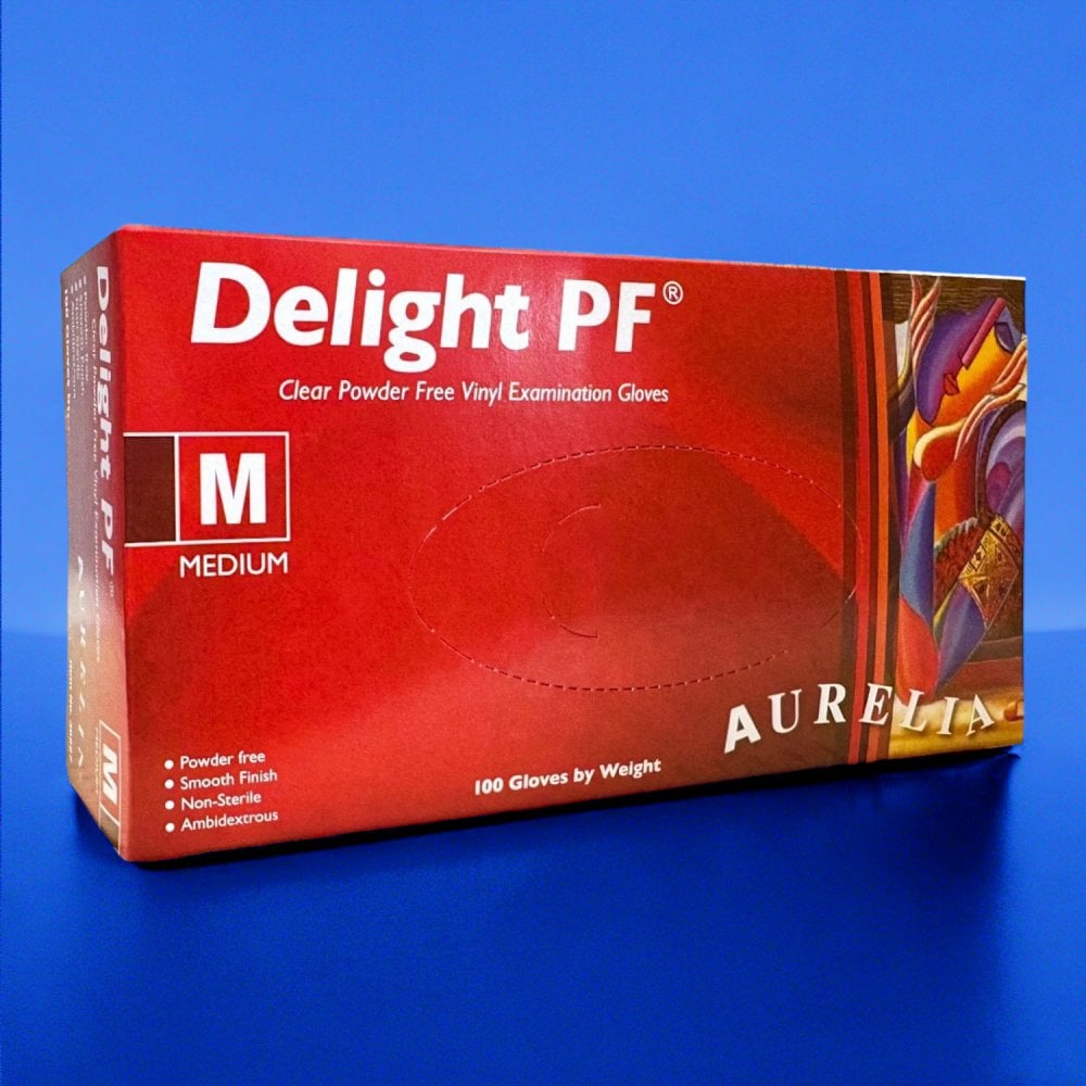 Delight - Vinyl Gloves - Powder Free