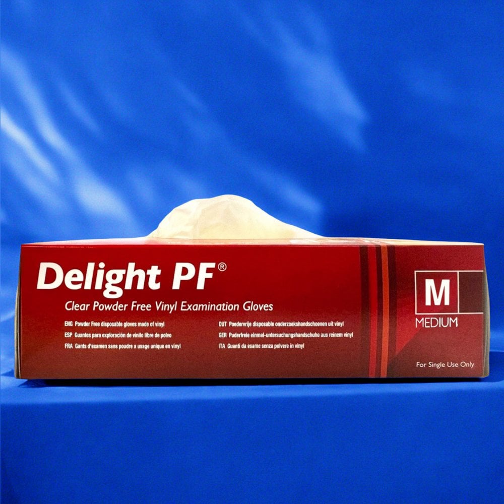 Delight - Vinyl Gloves - Powder Free