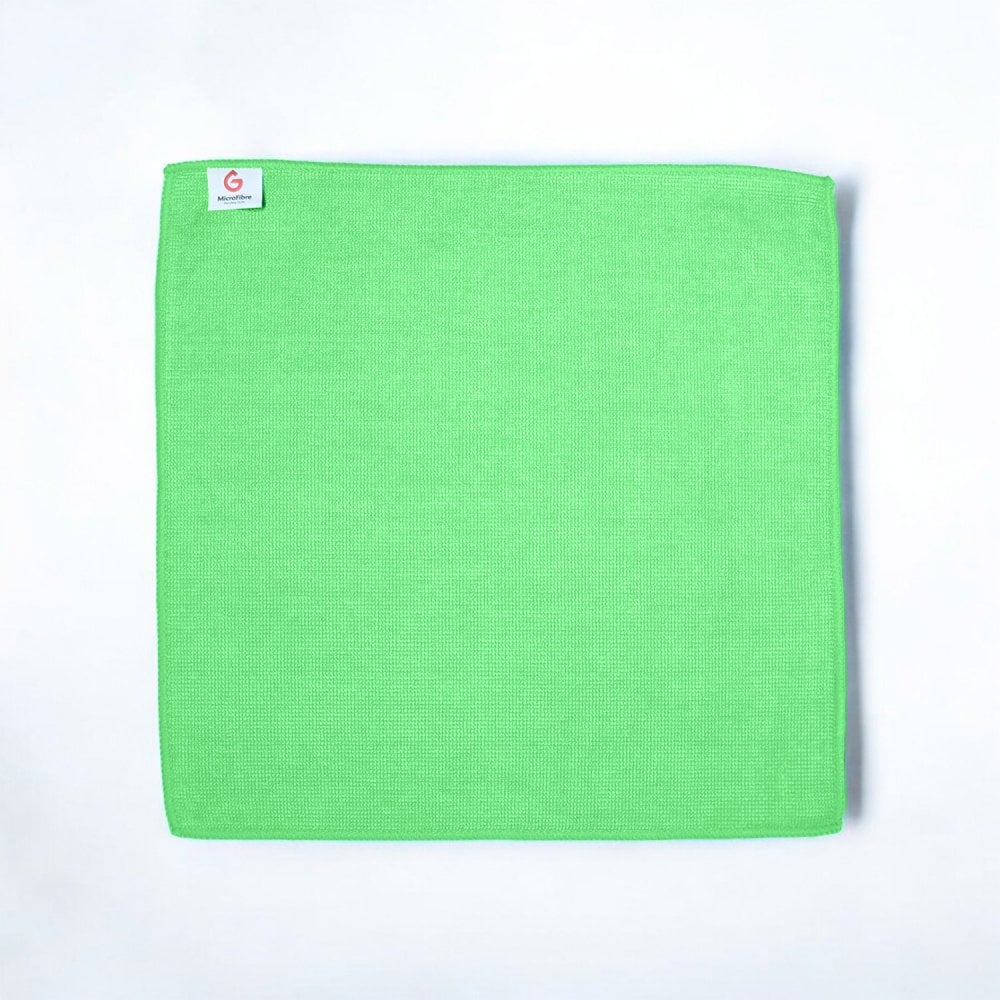 Light Duty Green Microfibre Cloths