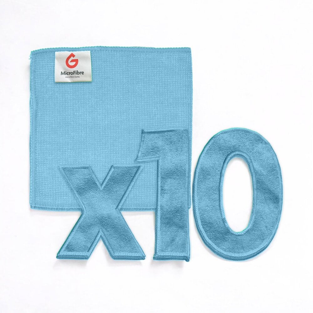 Light Duty Microfibre Cloths - Blue