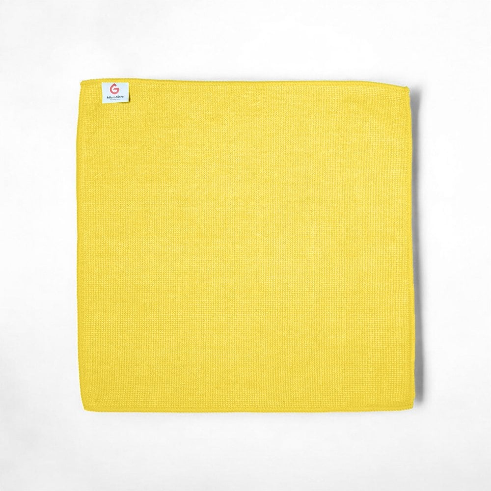Light Duty Microfibre Cloths - Yellow
