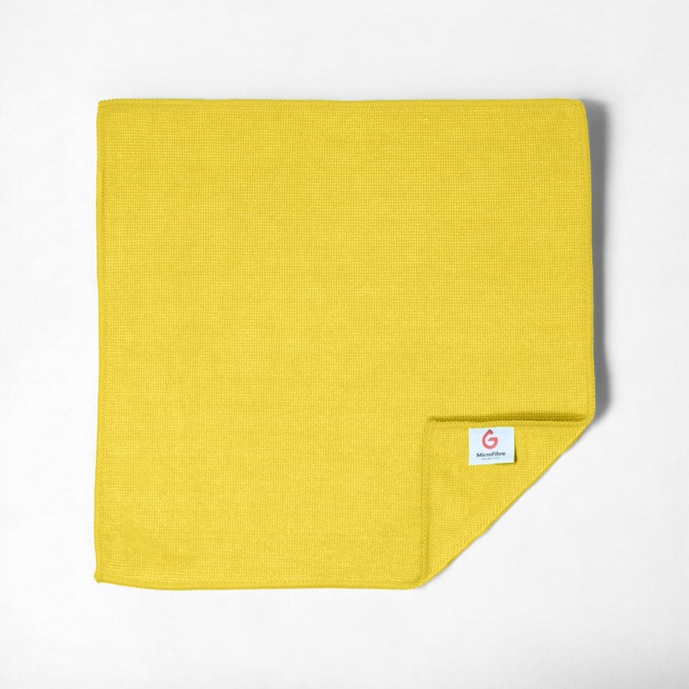 Light Duty Microfibre Cloths - Yellow