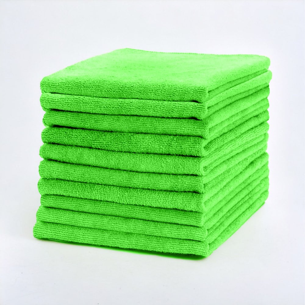 Medium Duty Microfibre Cloths - Green