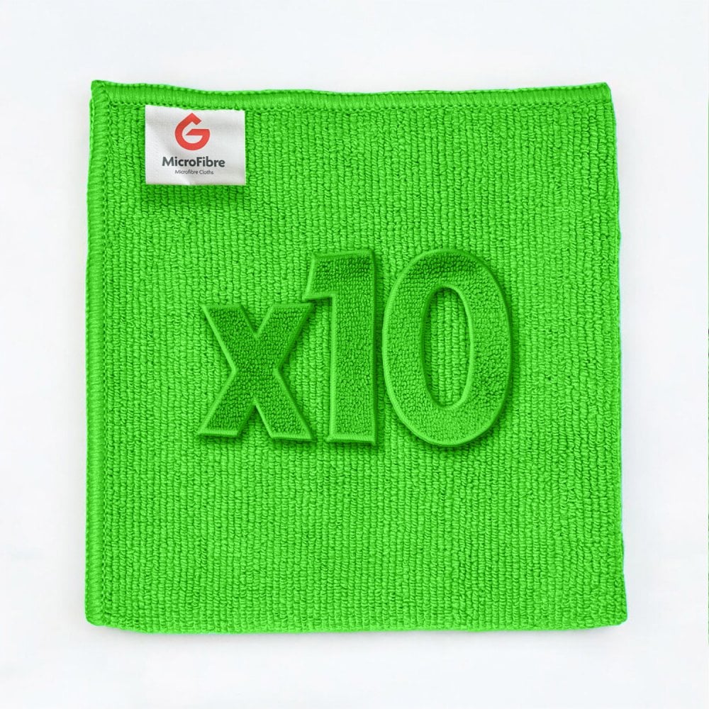 Medium Duty Microfibre Cloths - Green