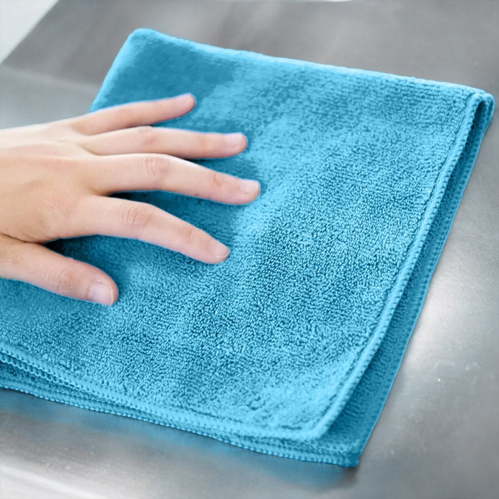 Medium Duty Microfibre Cloths - Blue