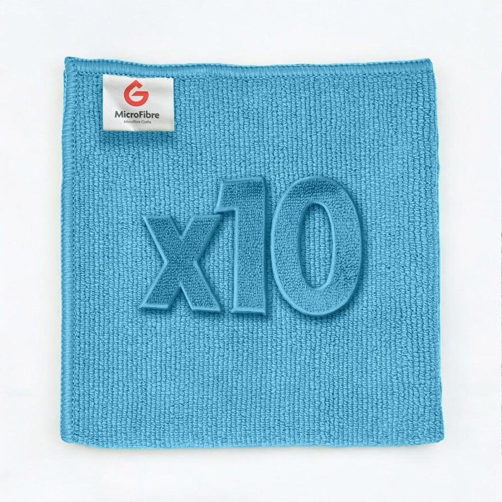Medium Duty Microfibre Cloths - Blue
