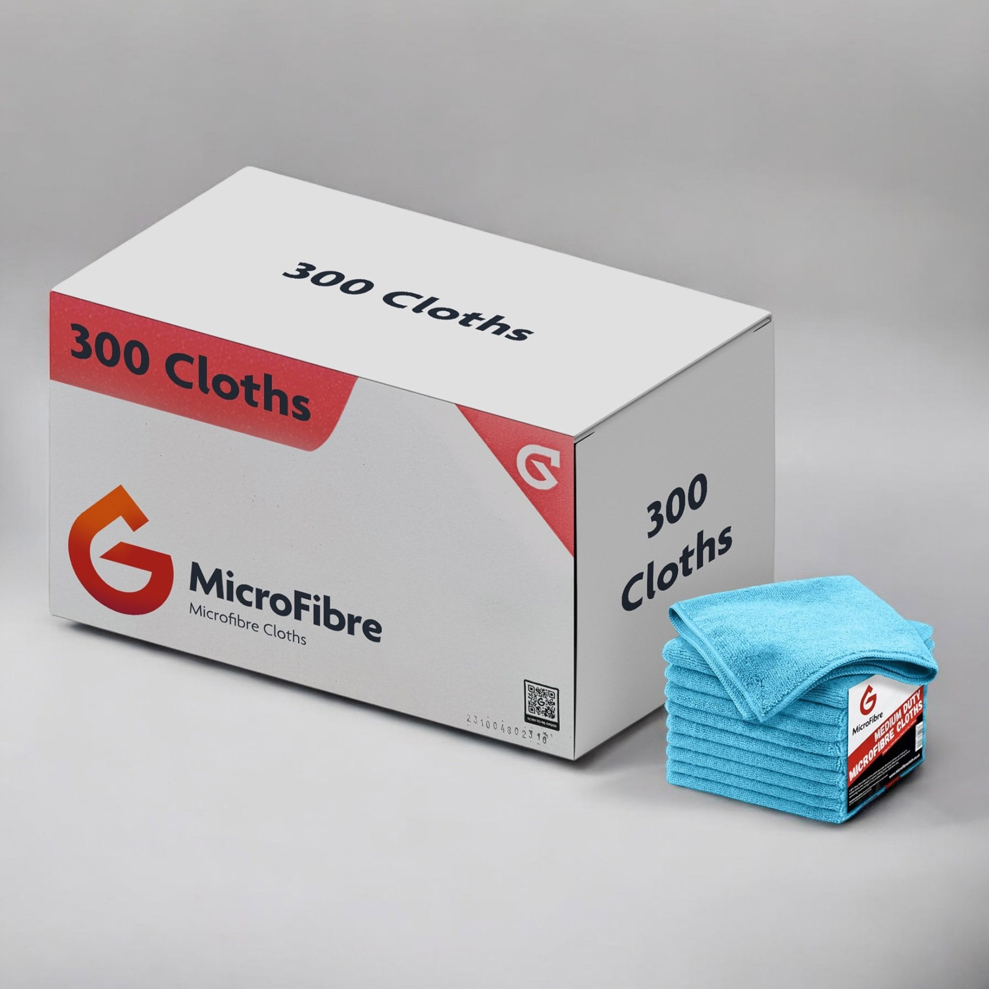Medium Duty Microfibre Cloths - Blue X300