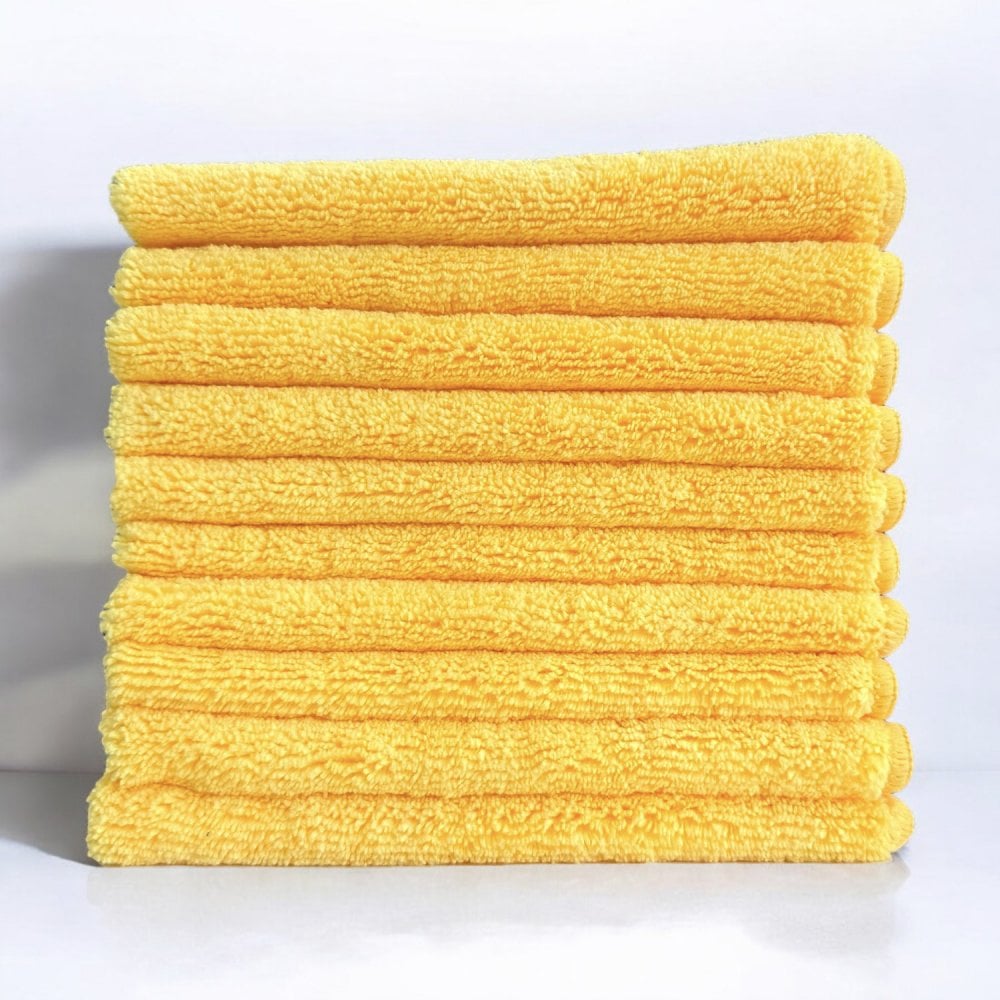 Heavy Duty Microfibre Cloths - Yellow